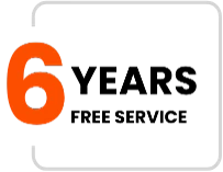 •  6-Year Free Service: Regular maintenance at no additional cost, ensuring your vehicle is always in peak condition.