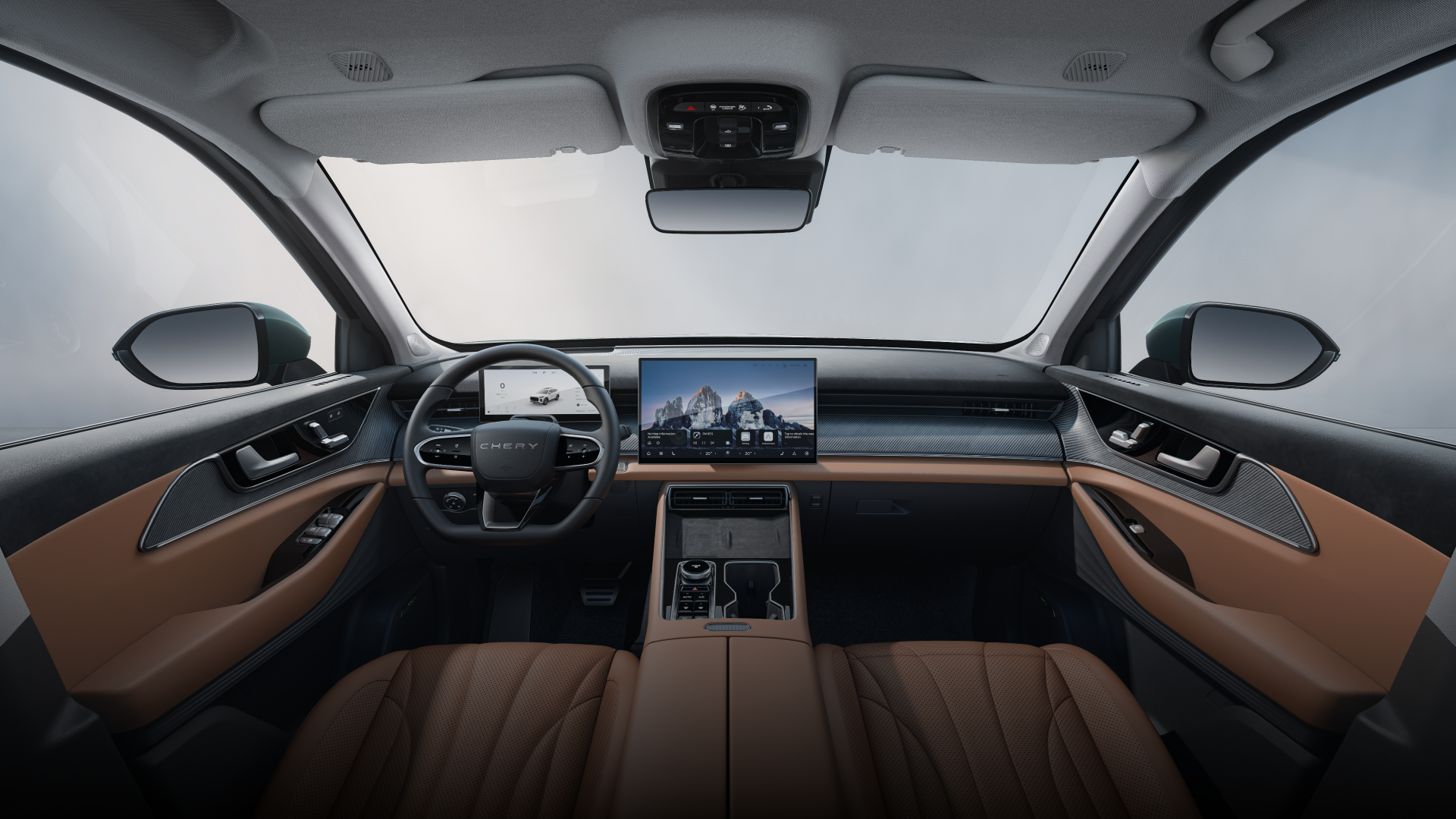 Tiggo 9 PHEV spacious luxury cabin
