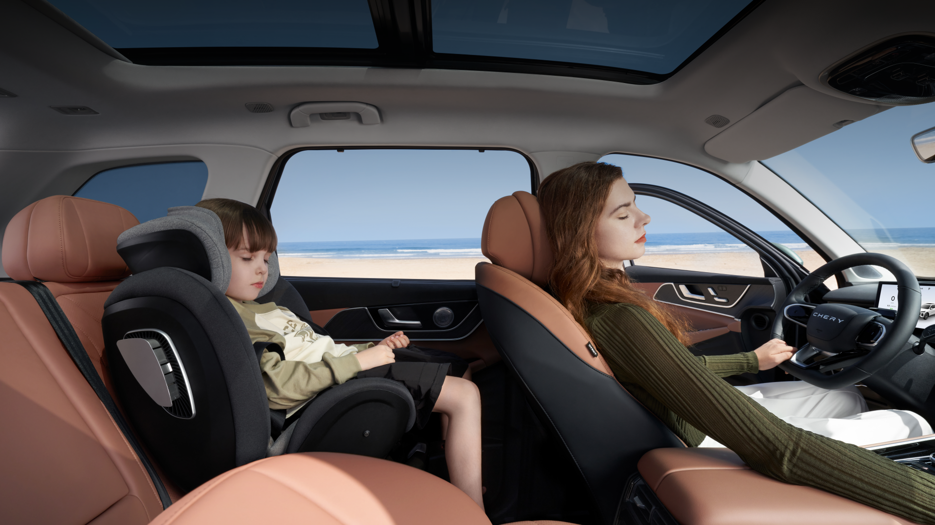 Tiggo 9 PHEV serene cabin