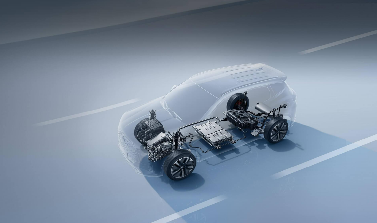 Tiggo 4 HEV hybrid power system