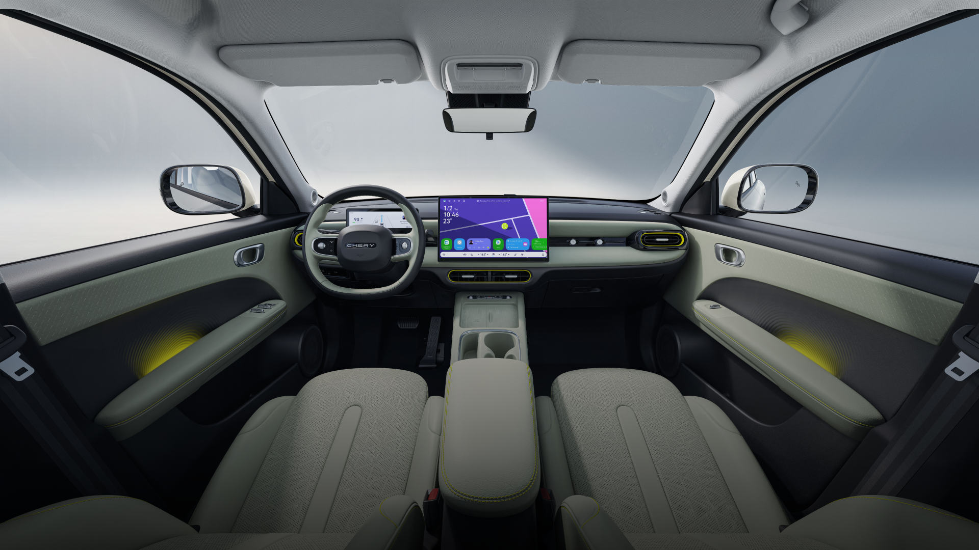 Chery Q minimalist technology cabin