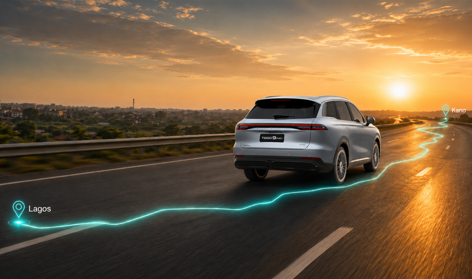 Tiggo 9 PHEV long-distance driving